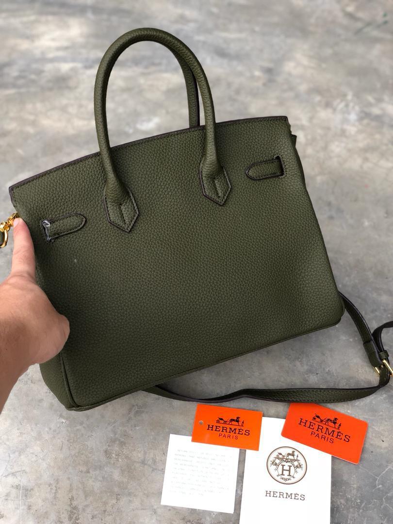 Hermes Birkin Olive Green 30 / Premium 1:1, Women's Fashion, Bags &  Wallets, Purses & Pouches on Carousell