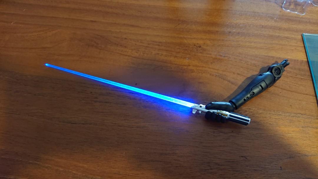 Hot Toys Anakin Skywalker Dark Side Lightsaber Arm Lightup Toys Games Bricks Figurines On Carousell