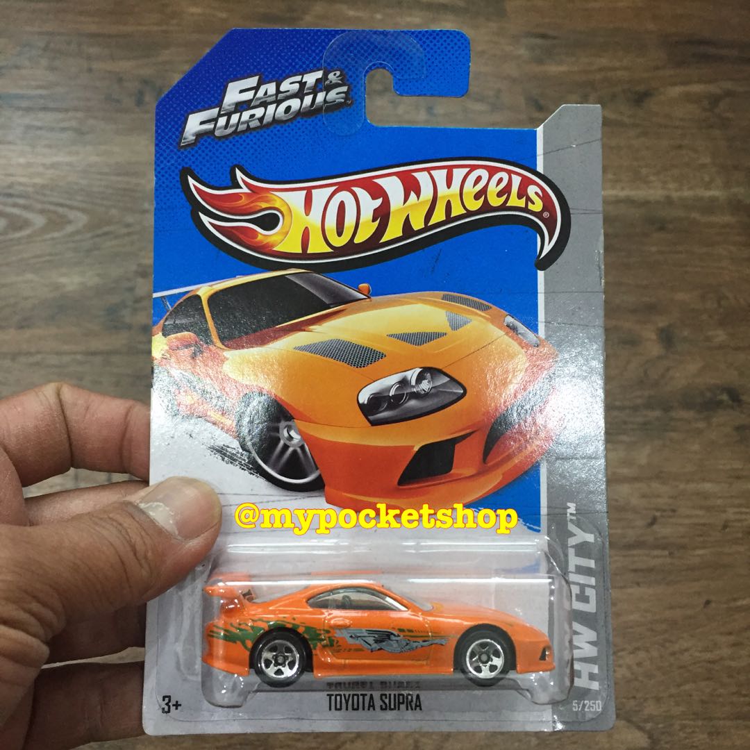 hot wheels brian's supra