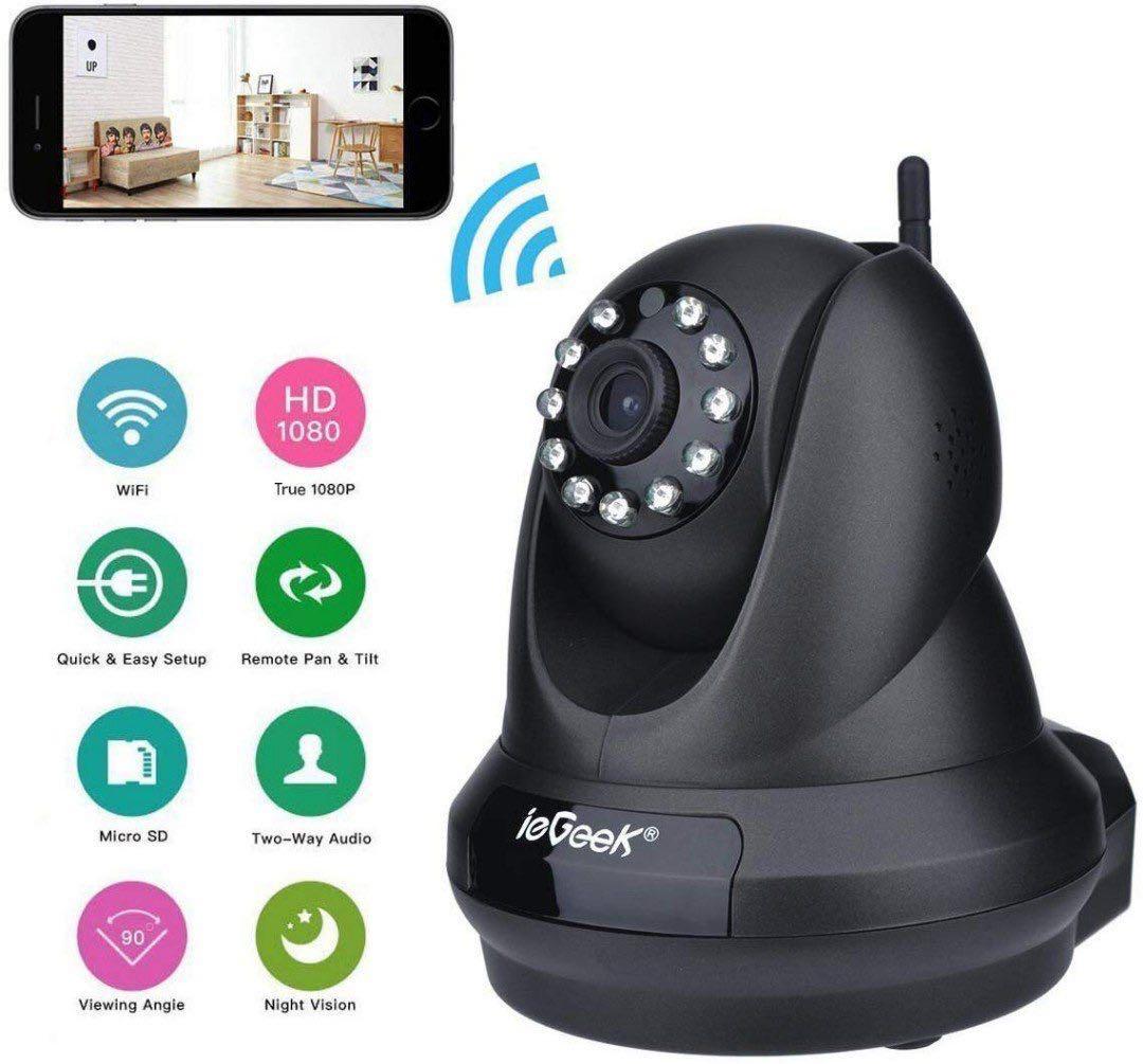 Iegeek 1080p home top ip camera manual