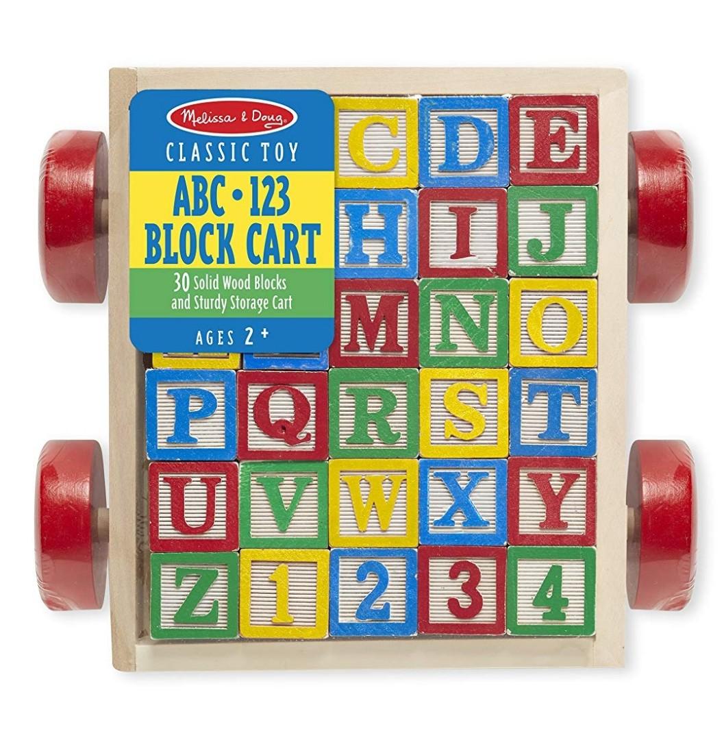 melissa and doug blocks on wheels