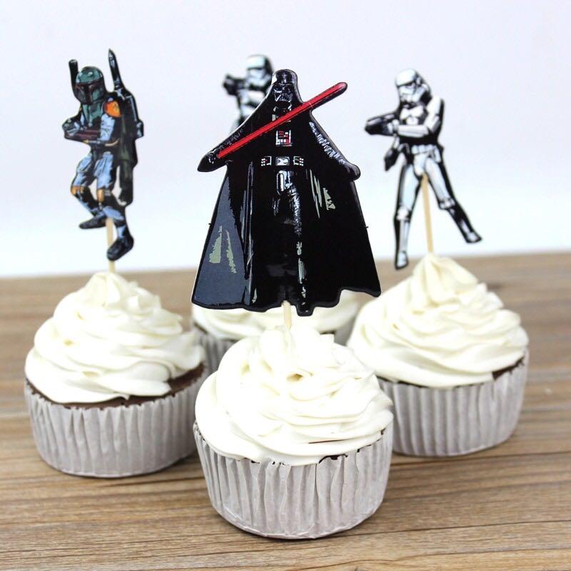 In Stock Star Wars Cake Toppers Set Of 4 Food Drinks Baked