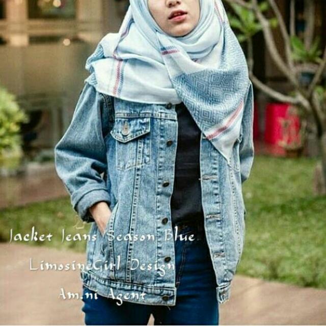 denim muslimah style