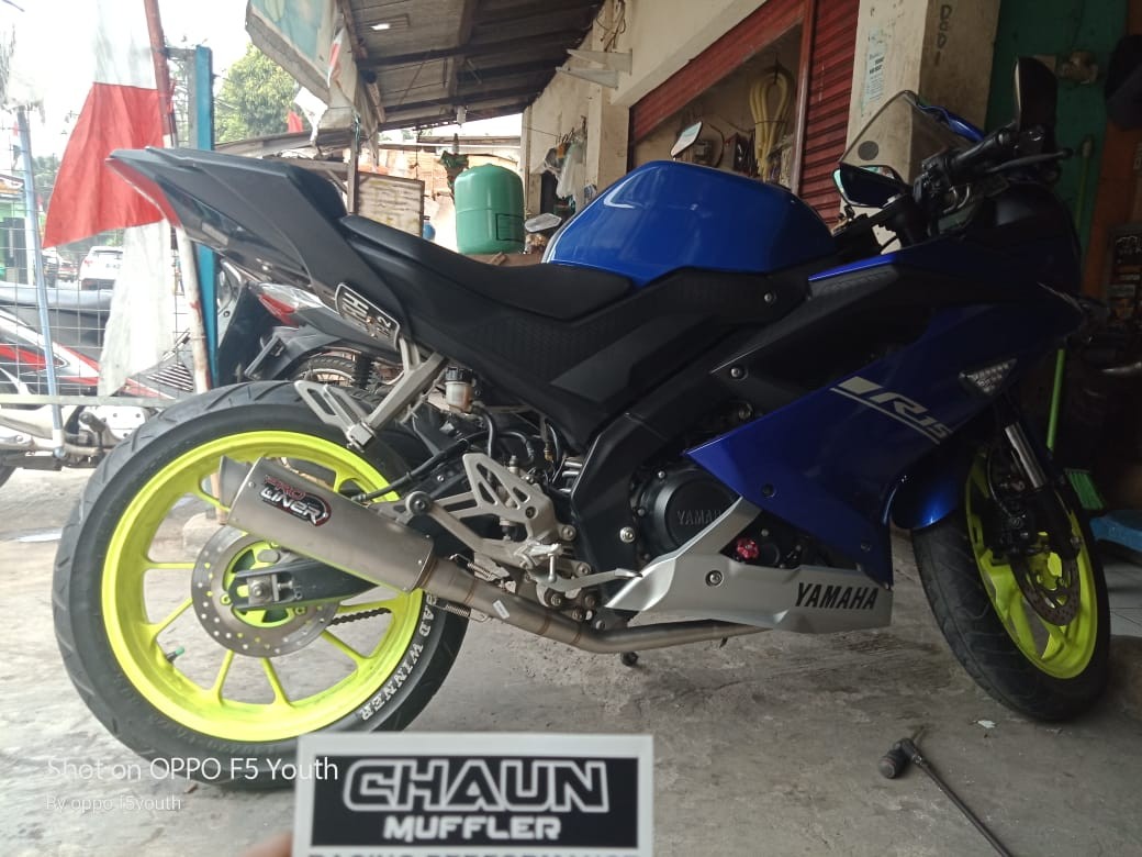 Knalpot R9 Alpha R15v3 Original Motorbikes On Carousell