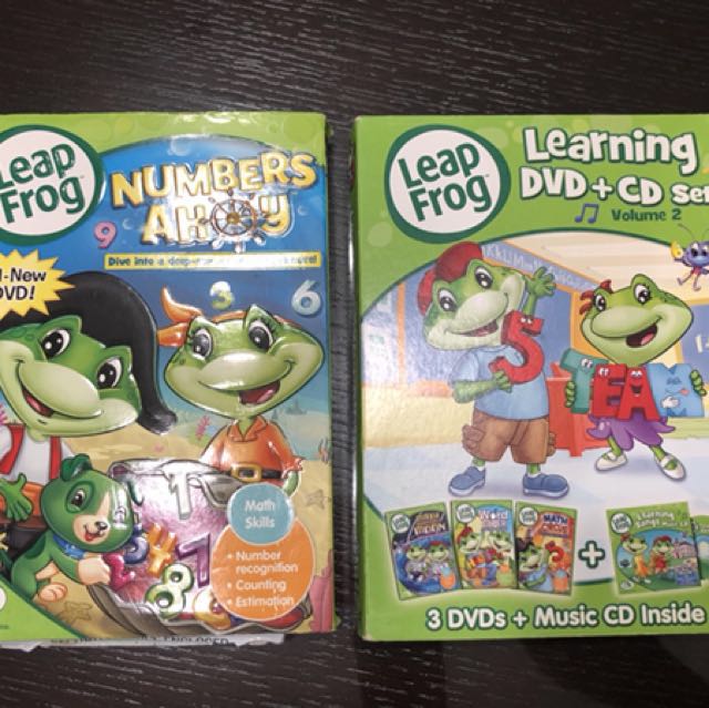 Leapfrog 4 Learning Dvd + 1 Cd, Hobbies & Toys, Toys & Games On Carousell