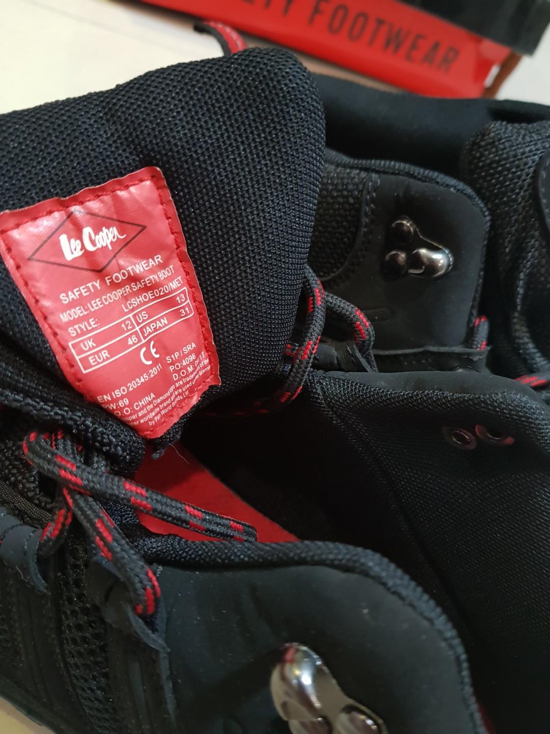 Lee Cooper safety shoes /steel toe (last pair 45/46), Men's Fashion