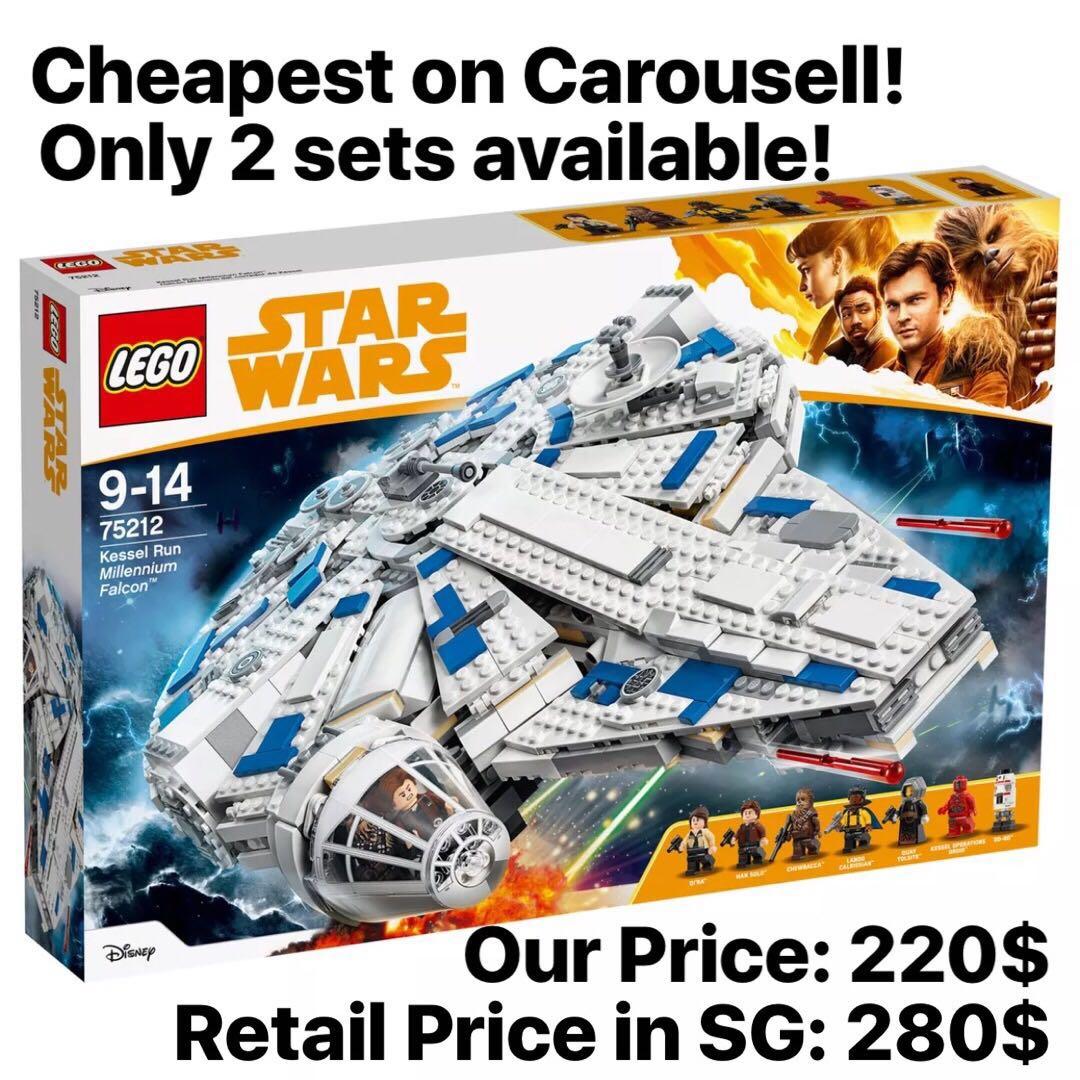 solo lego millennium falcon