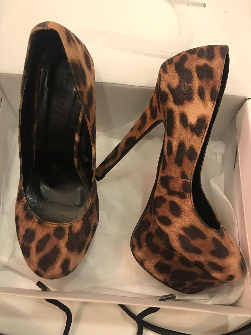 forever 21 leopard heels