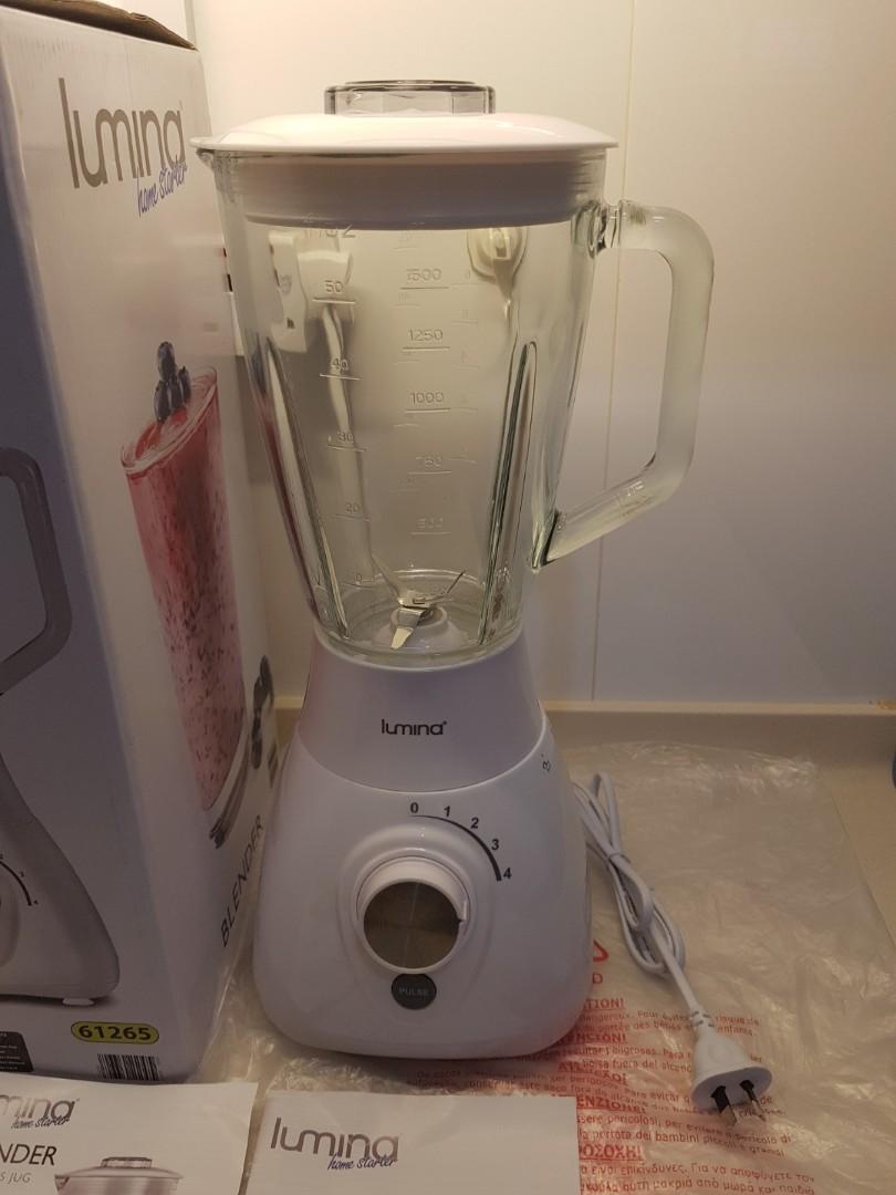 Lumina home starter 1.5L Glass Jug Blender 430W Model IA0658