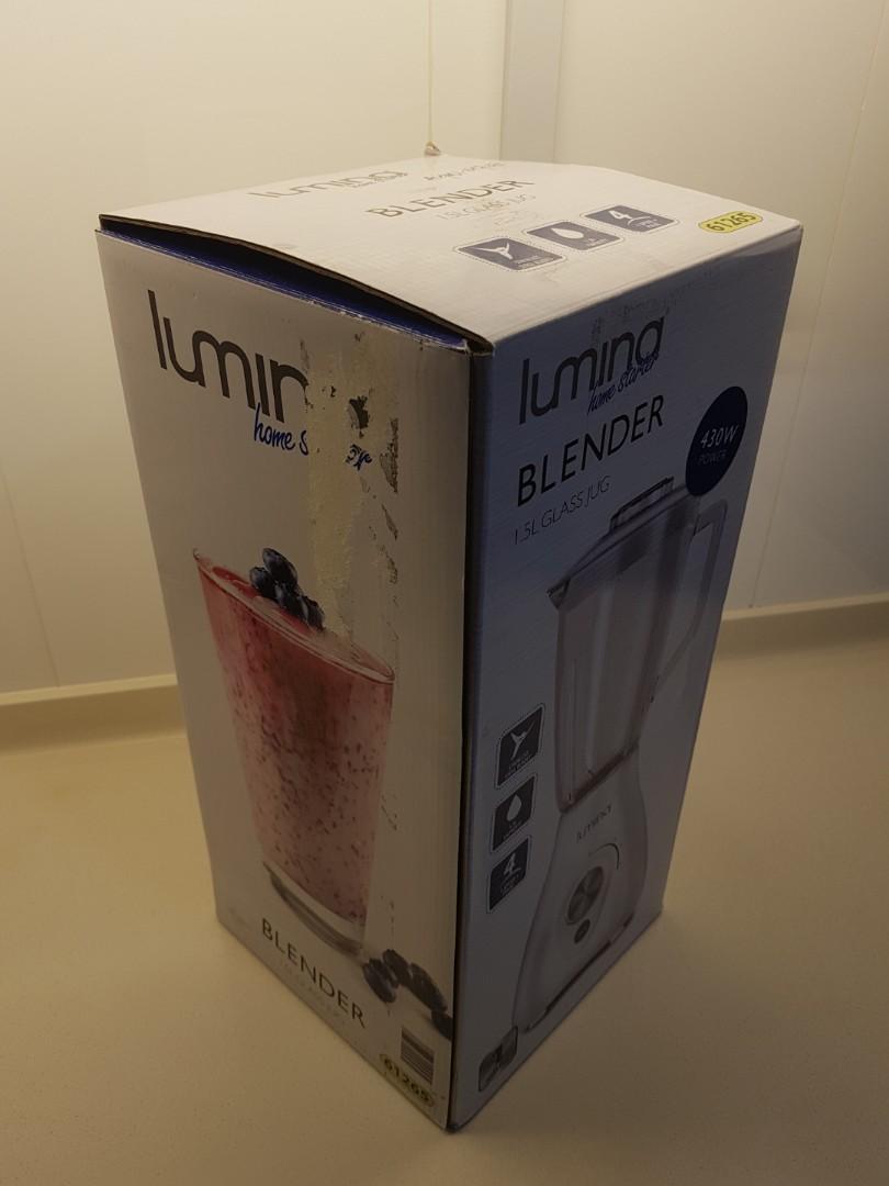 Lumina home starter 1.5L Glass Jug Blender 430W Model IA0658