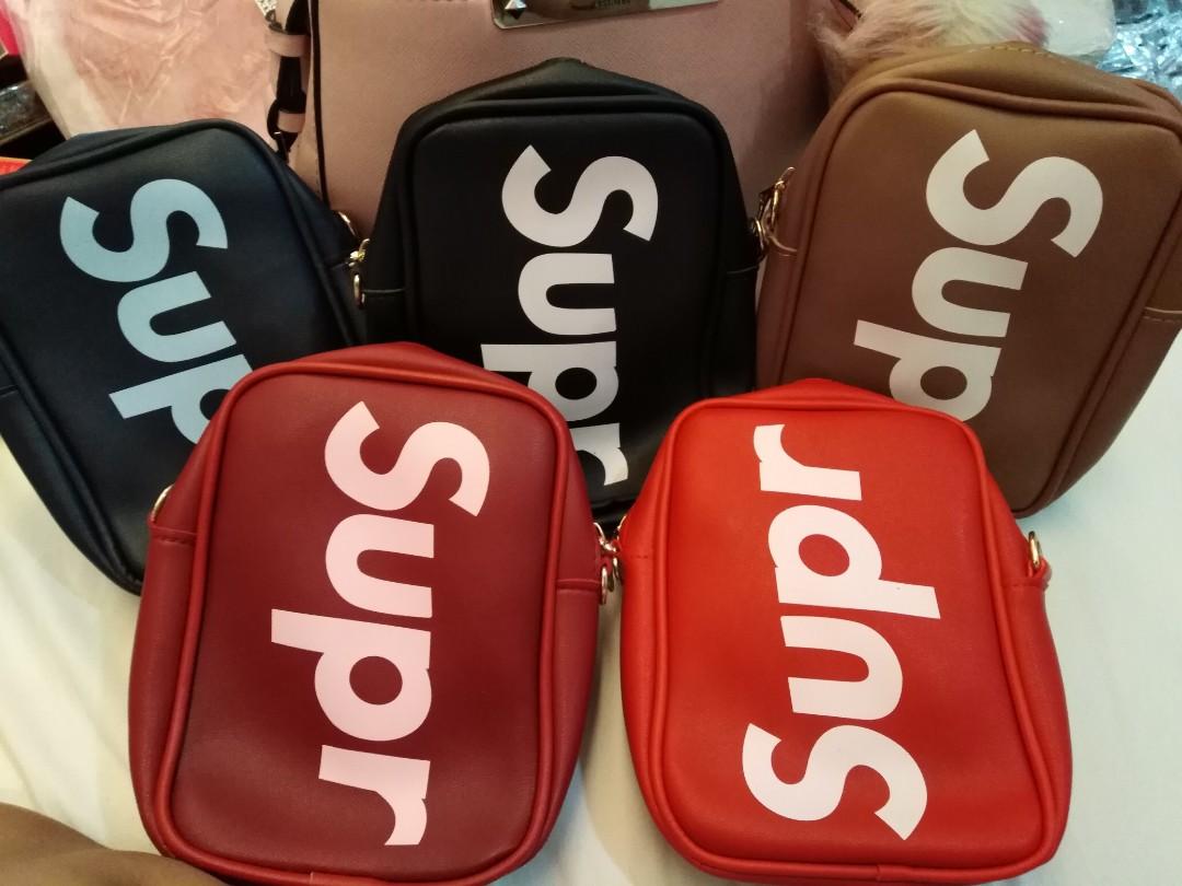 lv supreme sling bag