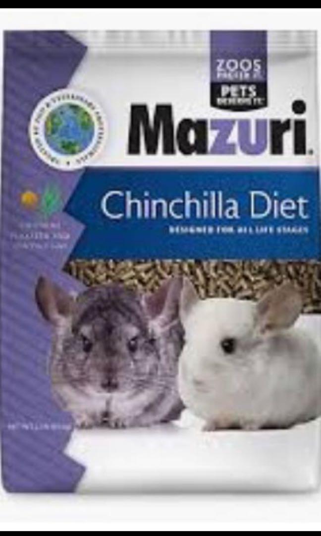 Mazuri chinchilla food 25 lb shop