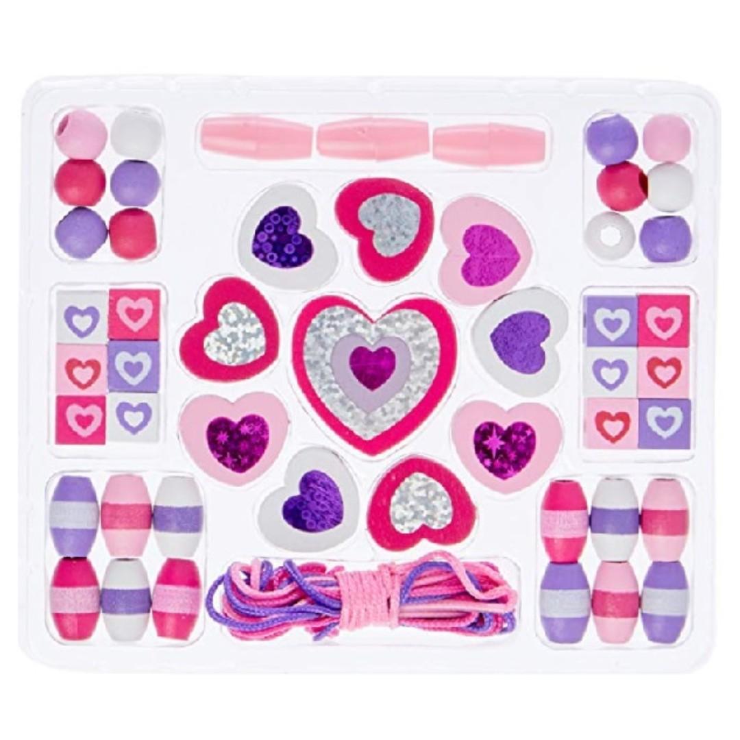 melissa and doug heart bead set