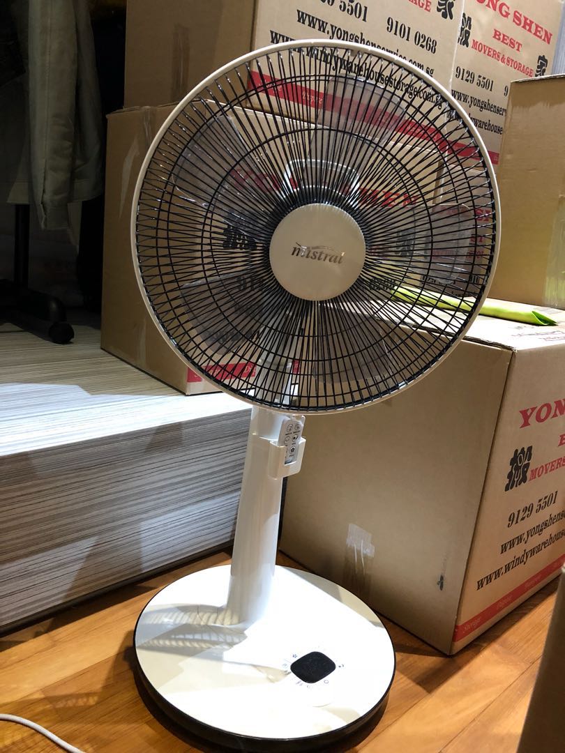 Mistral remote slide fan, Furniture u0026 Home Living, Lighting u0026 Fans, Fans on  Carousell