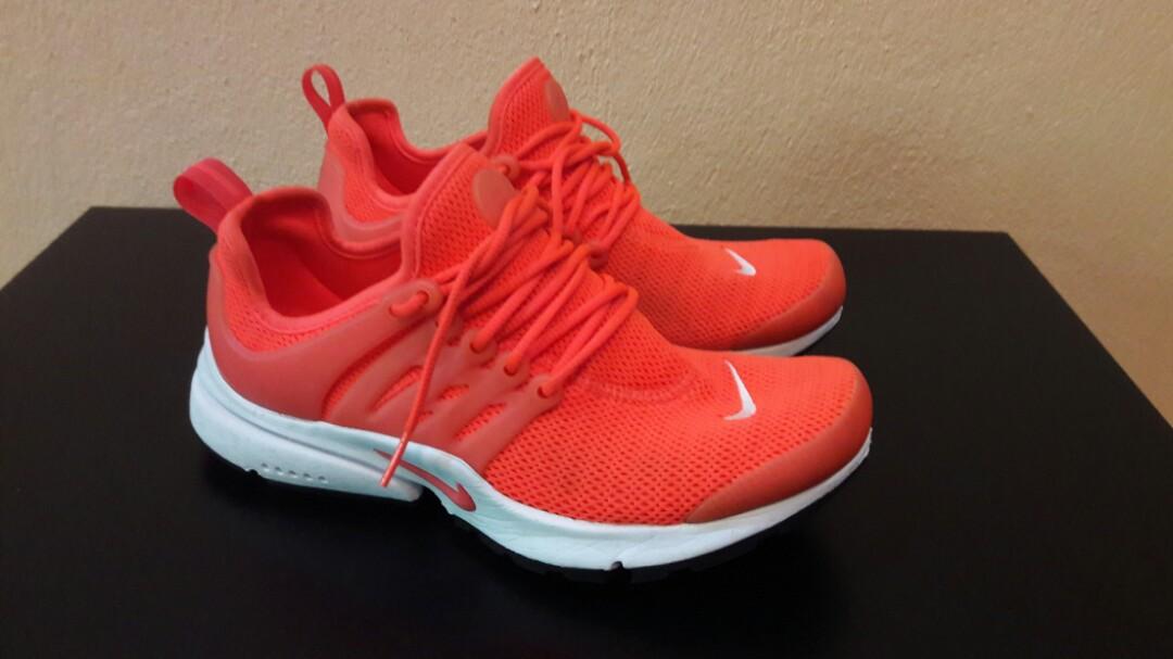 nike presto neon orange