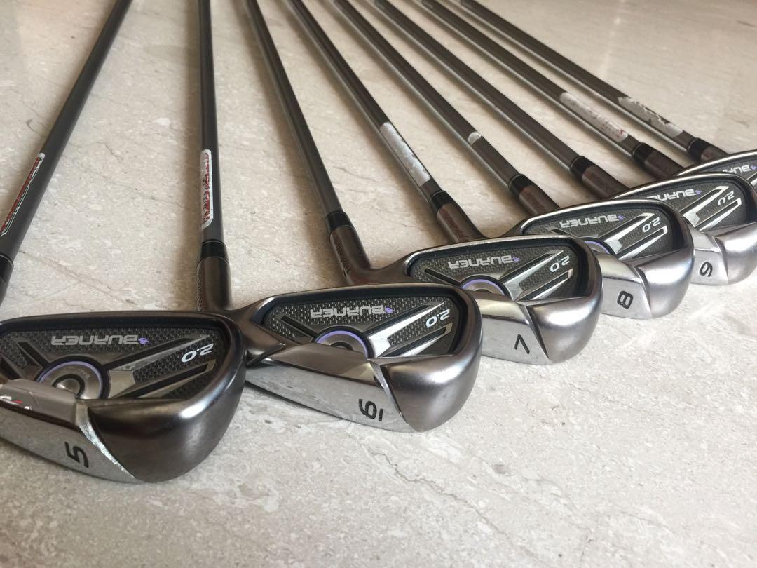 Used taylormade burner 2.0 irons clearance