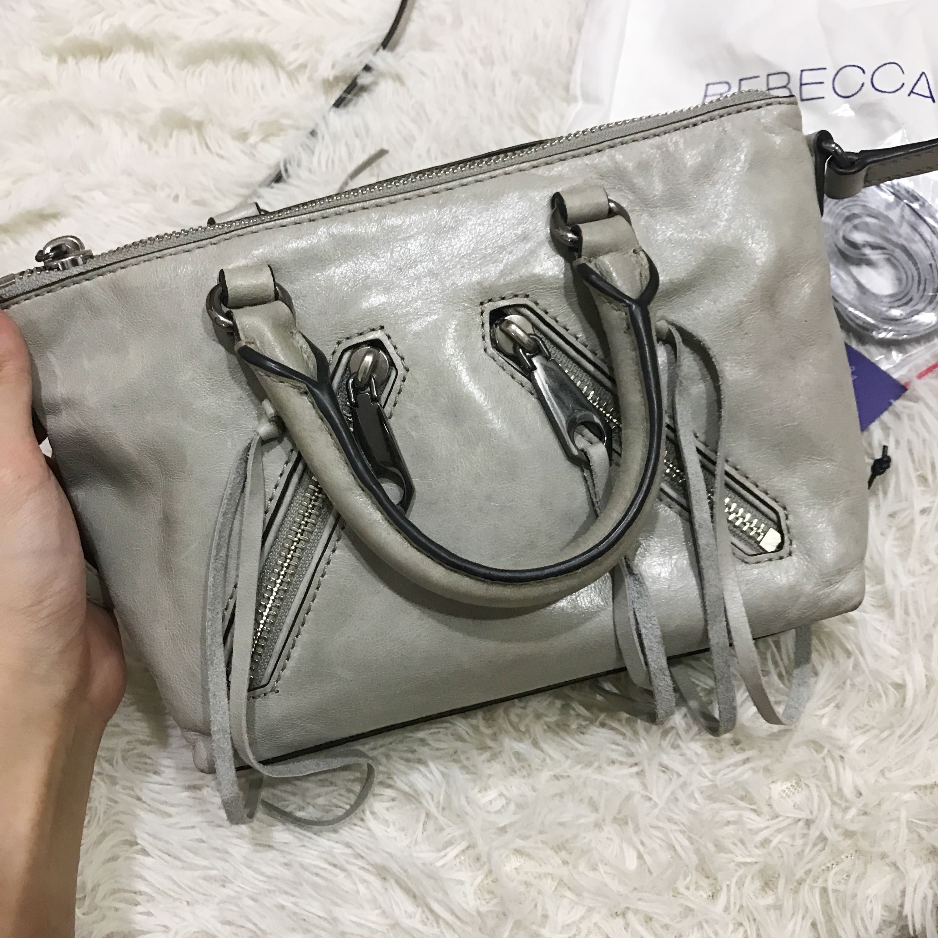 Rebecca minkoff micro moto top