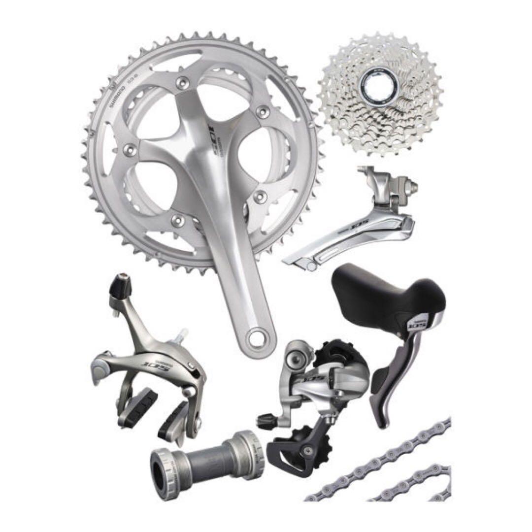 verticaal cafe vergiftigen Shimano 105 5700 groupset, Sports Equipment, Bicycles & Parts, Parts &  Accessories on Carousell