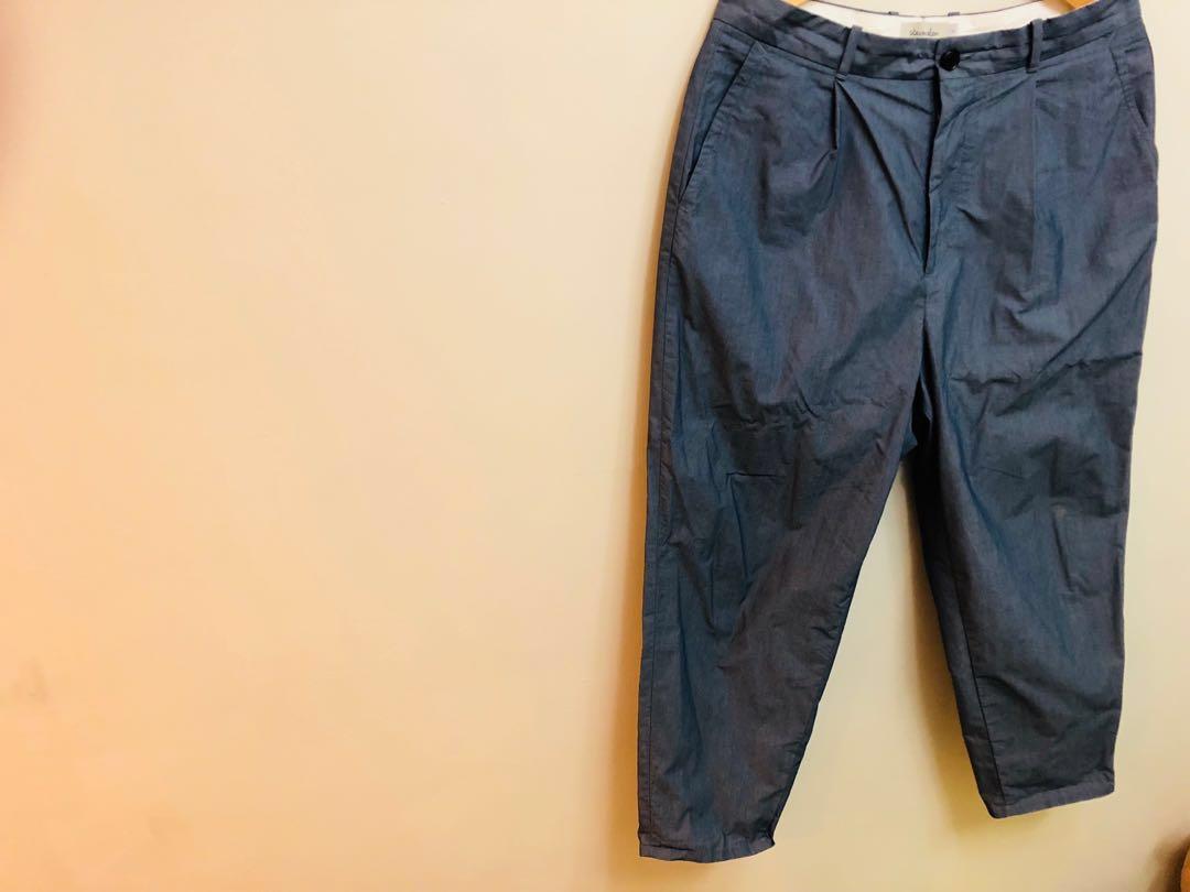 Steven Alan NYLON OX SUPER BAGGY TAPERED, 他的時尚, 褲子, 長褲在