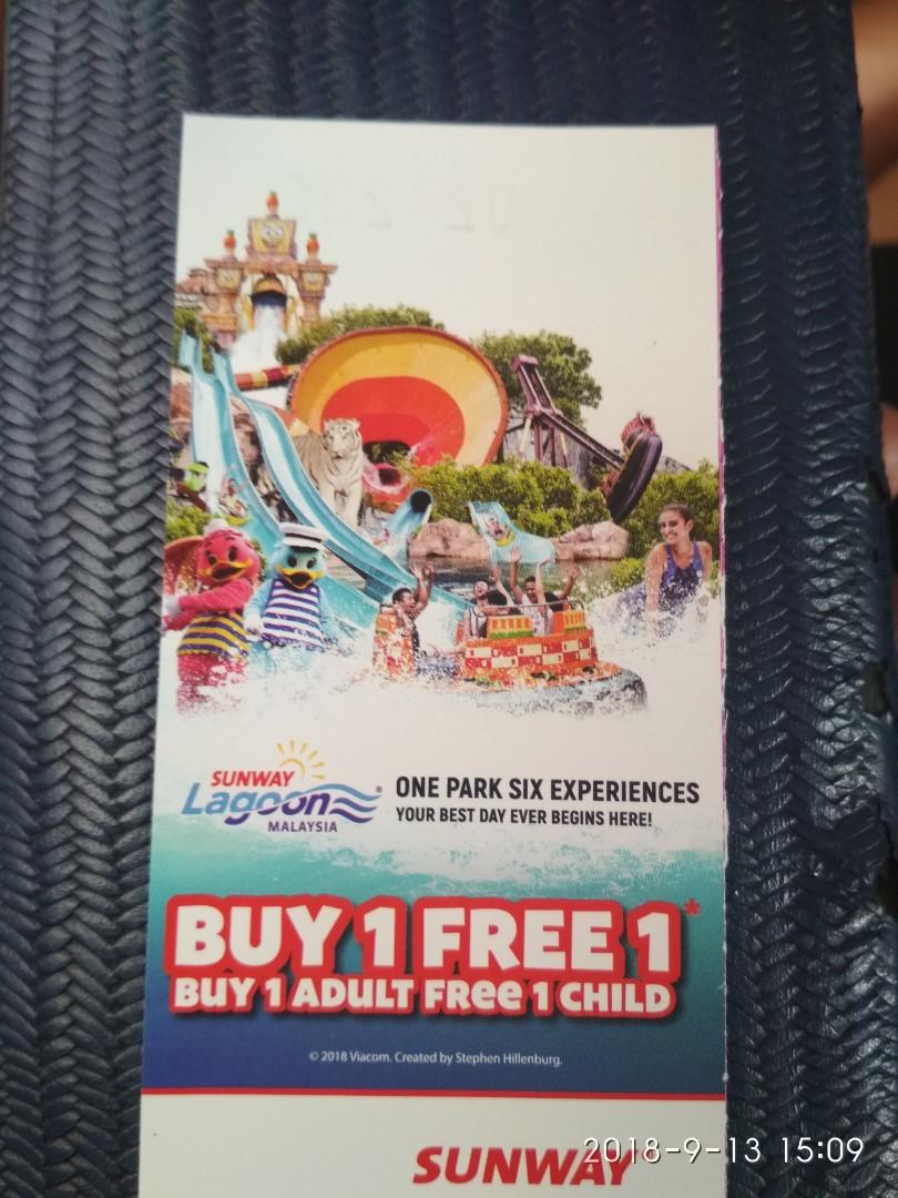 Sunway Lagoon Tickets, Tickets & Vouchers, Local Attractions and