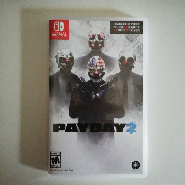 Switch Payday2 近乎全新槍game 遊戲機 遊戲機遊戲 Carousell