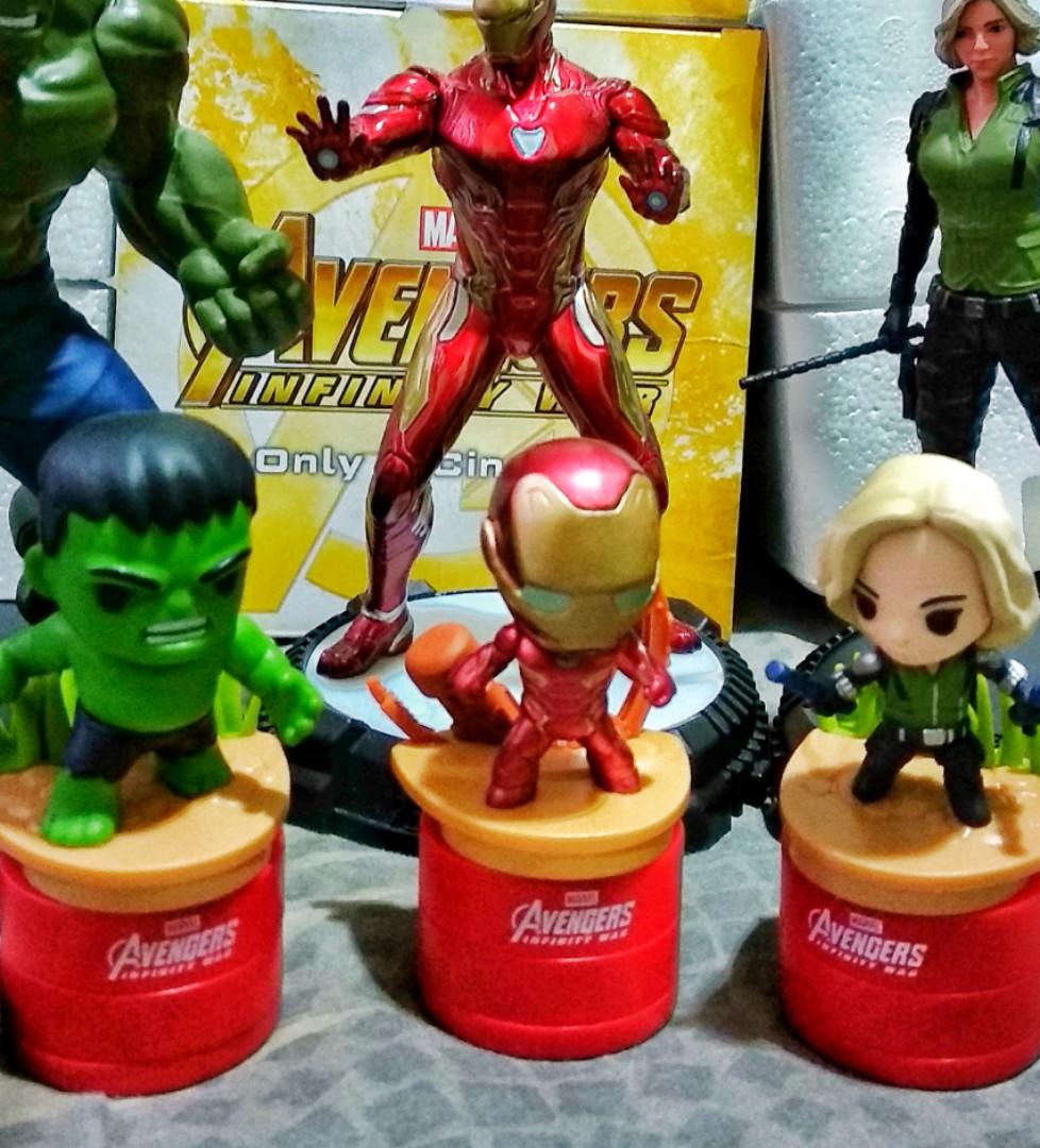 TESCO AVENGERS BLACK PANTHER SPECIAL EDITION sold out IRONMAN sold out HULK BLACK WIDOW sold out