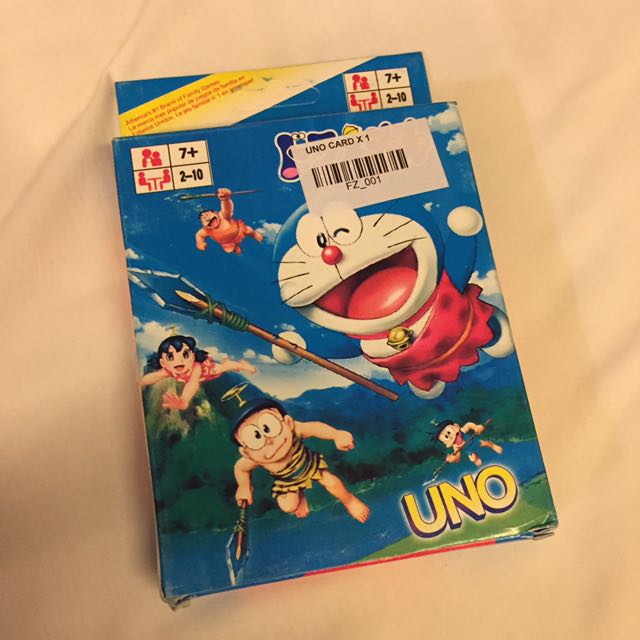 Uno Cards Doraemon Theme Hobbies Toys Toys Games On Carousell