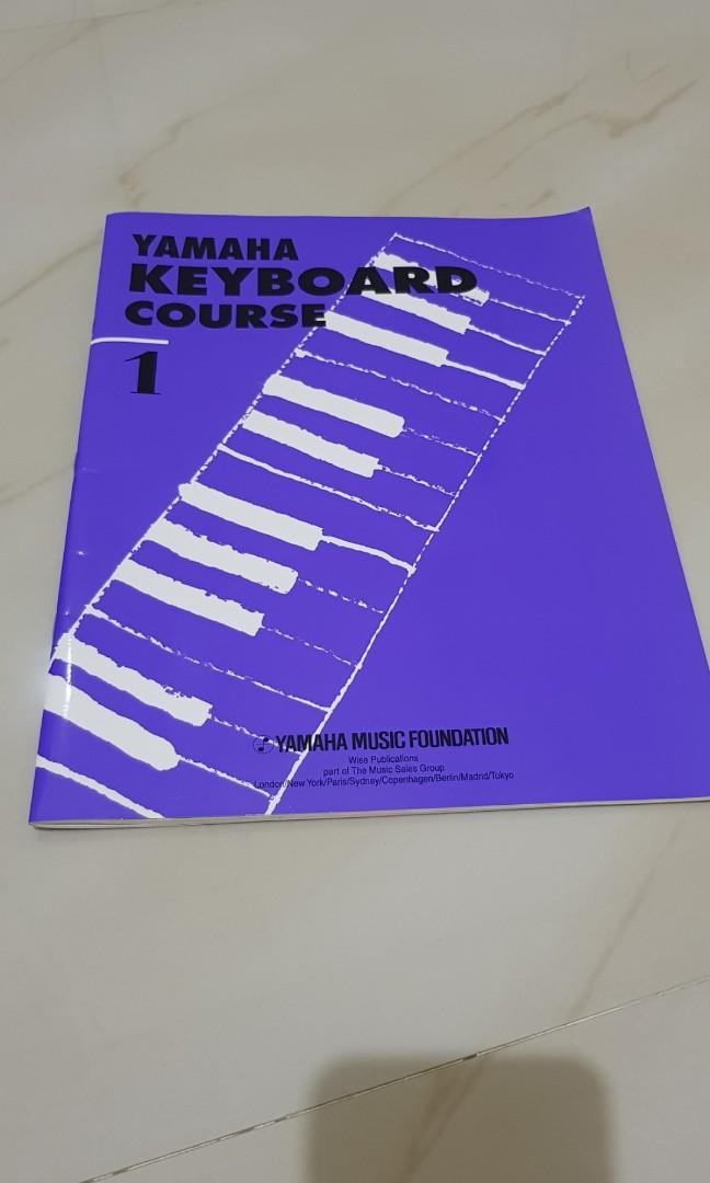 Yamaha keyboard course 1, Buku & Alat Tulis, Buku di Carousell