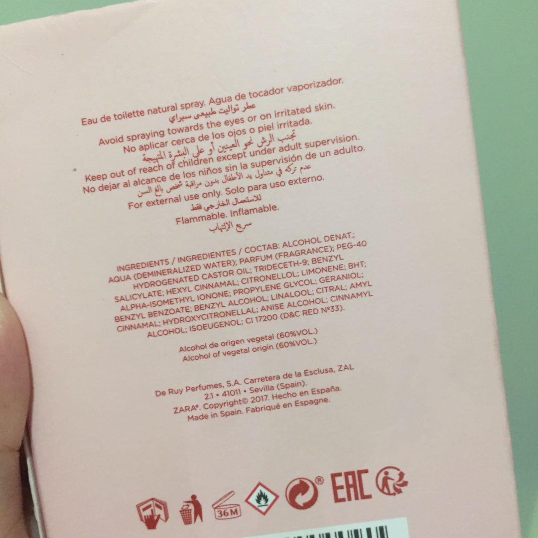 [ZARA] Limited Edition Little Girl Perfume, Beauty & Personal Care