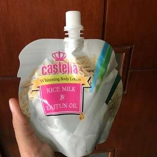 Castella whitening body lotion - Rice milk & zaitun oil