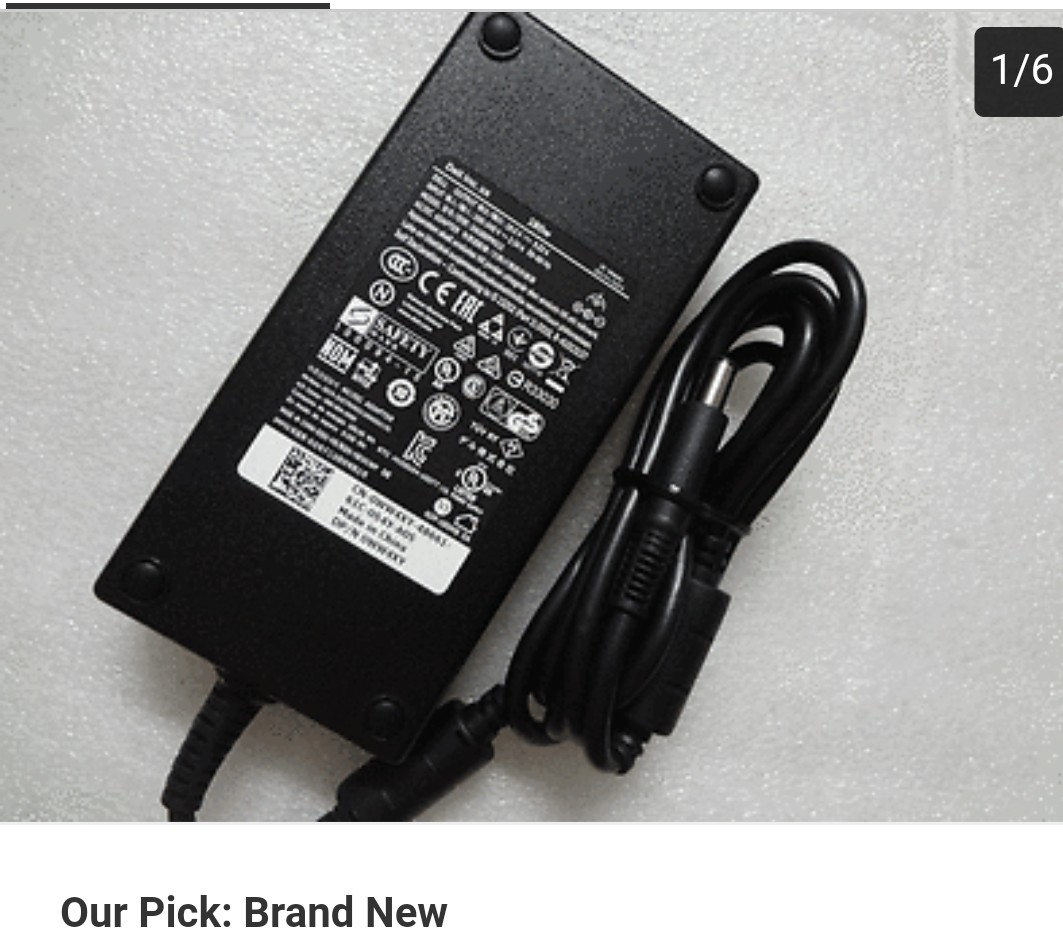 180w Ac Power Adapter For Dell Wd15 Dock Docking Station 9vhj7 Ww4xy Electronics Computers Others On Carousell