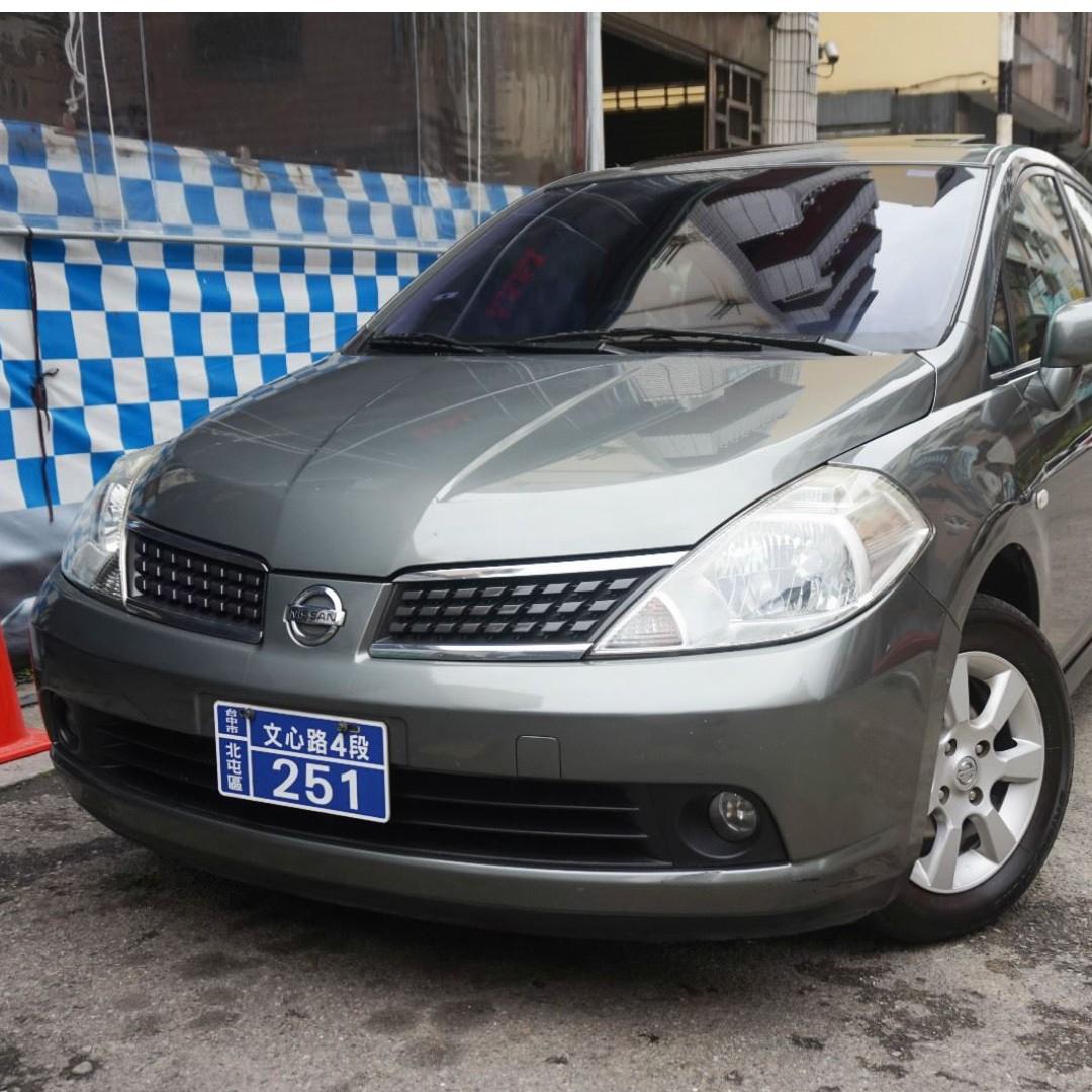 07 Nissan Tiida 中都汽車車在台中一手車中古車二手車認證車 汽車 汽車出售在旋轉拍賣