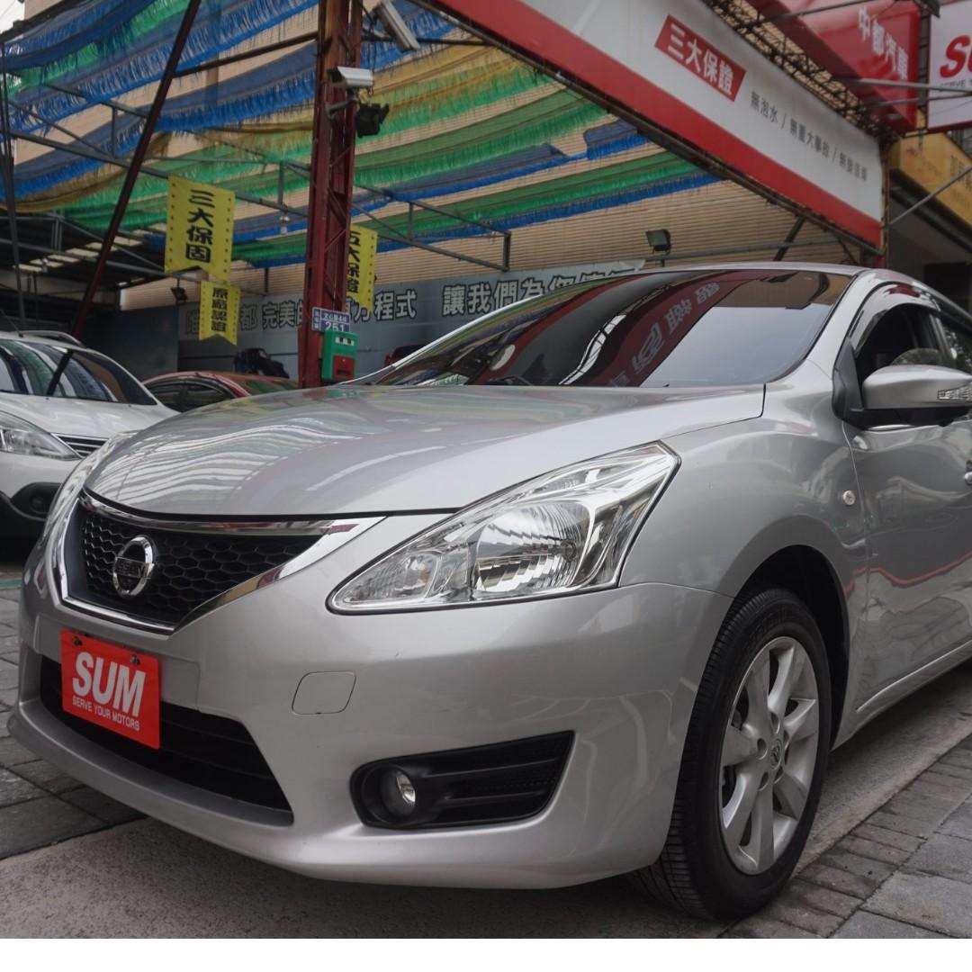 13 Nissan Tiida 中都汽車車在台中一手車中古車二手車認證車 汽車 汽車出售在旋轉拍賣