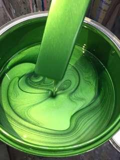 Genuine Candy Green Spray Paint Cars Bike