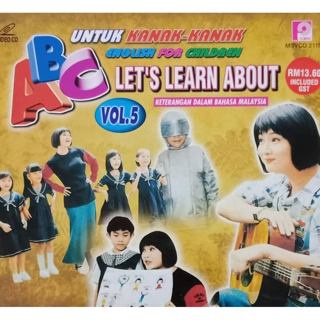 Abc English For Children Untuk Kanak Kanak Vol 5 Vcd Music Media Cd S Dvd S Other Media On Carousell