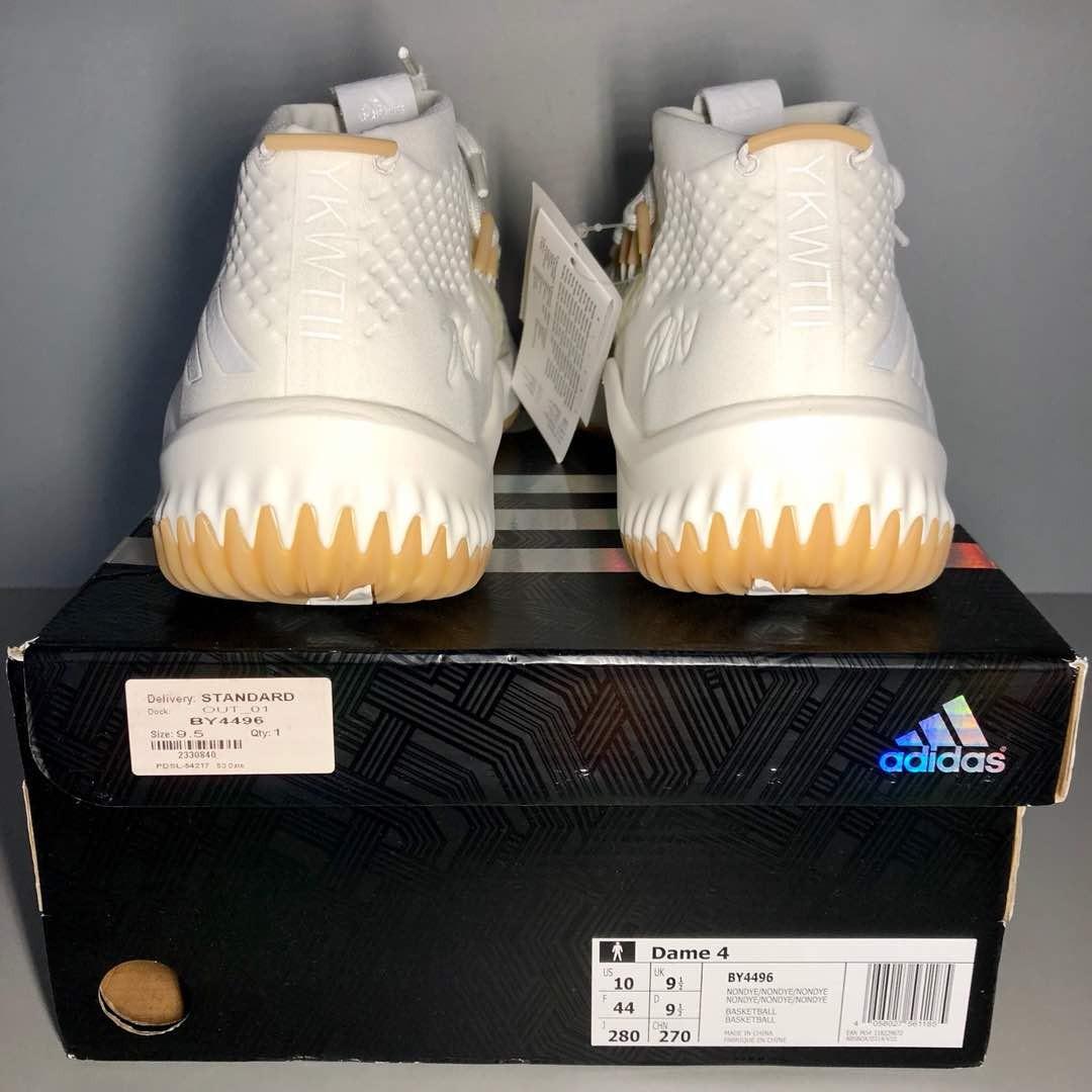 Adidas Dame 4 Damian Lillard 100 Authentic Brand New US10 UK9.5