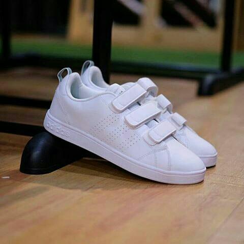 Adidas Neo Advantage Velcro Original White, Women's Fashion ... Adidas Neo Advantage Velcro Original White, Women's Fashion ...
