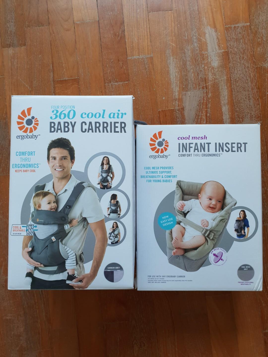 ergobaby 360 cool air infant insert