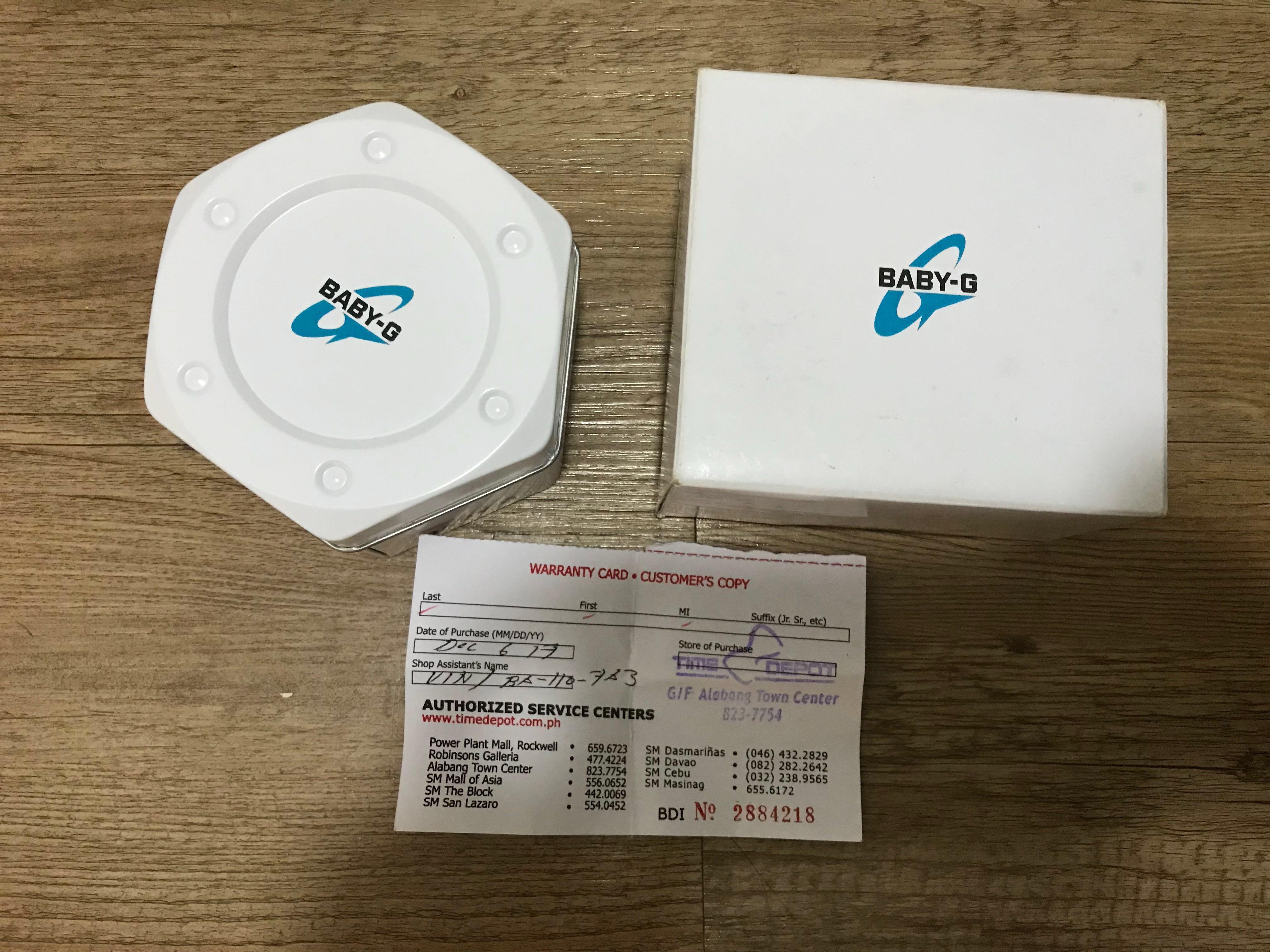 baby g warranty