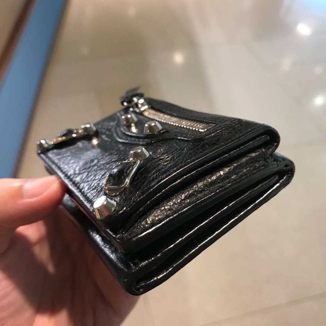 balenciaga classic mini wallet