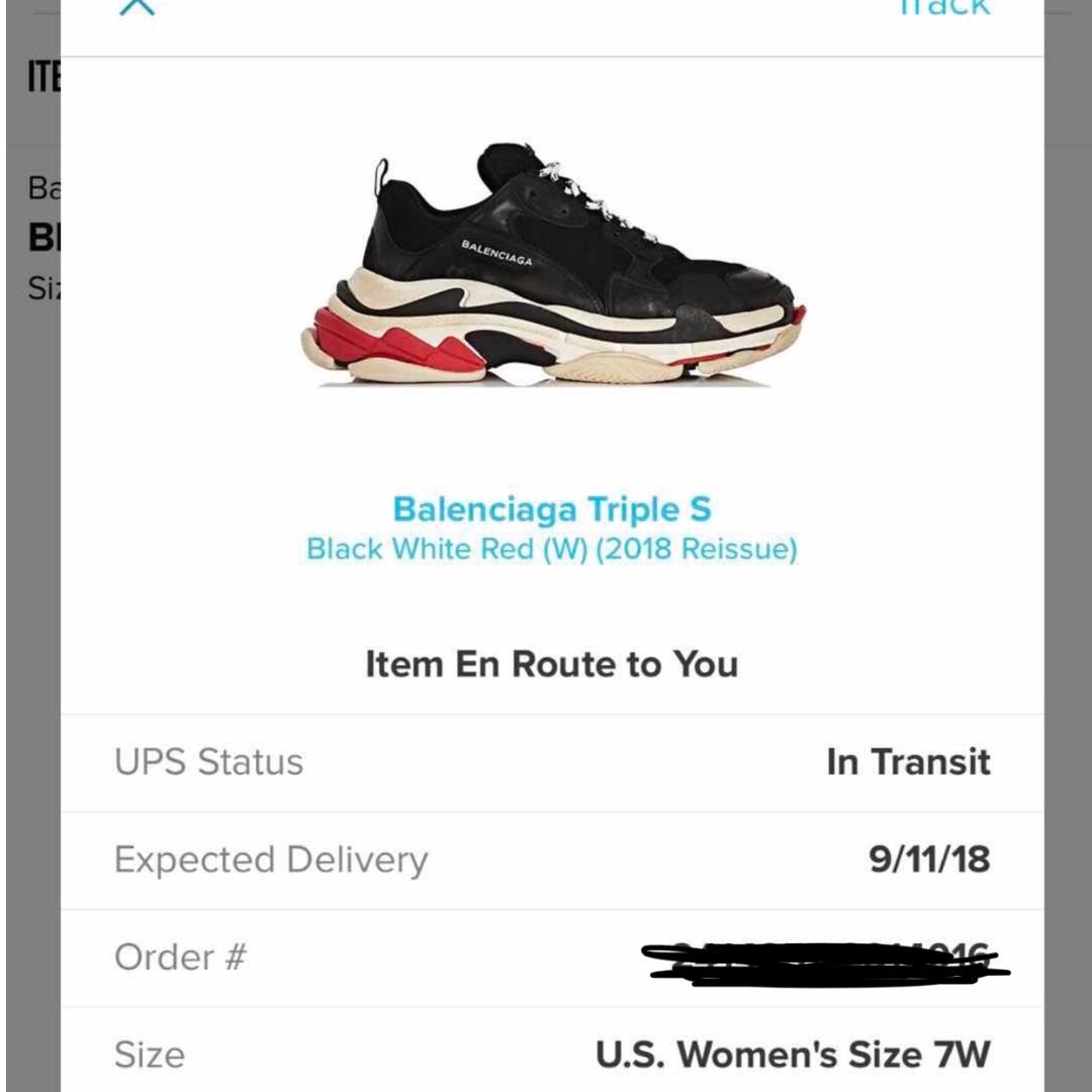 balenciaga triple s black stockx