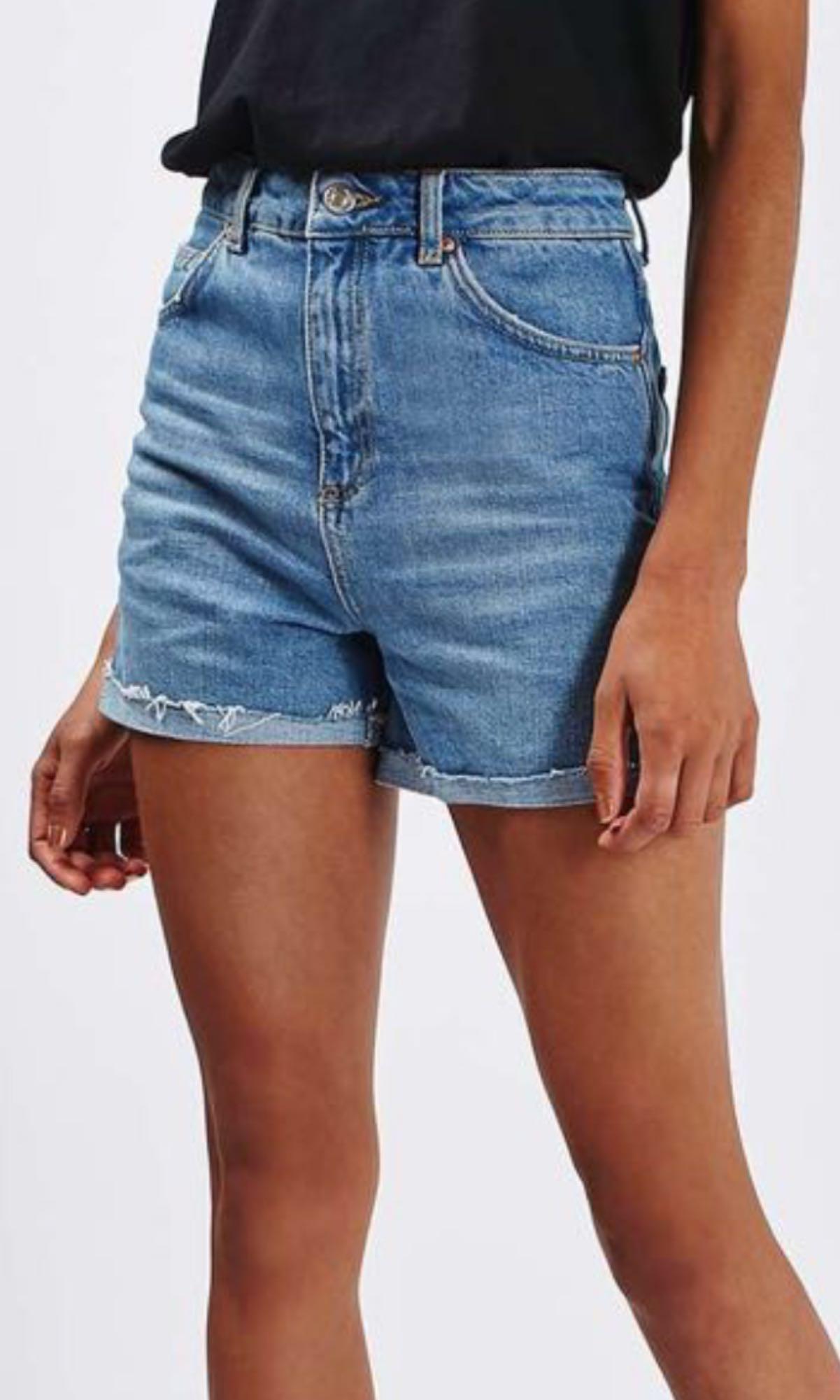 girlfriend jean shorts