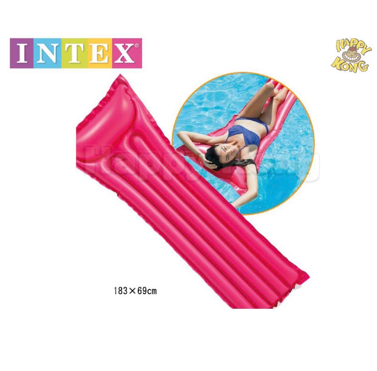 bnip inflatable pool float air mattress lounge pink sports sports games equipment on carousell