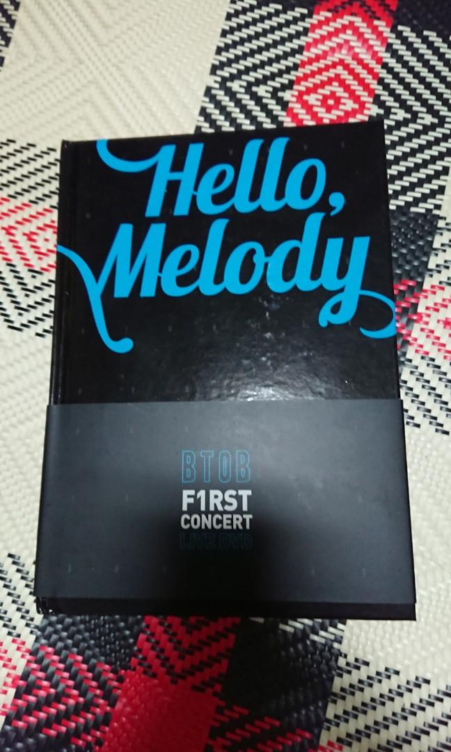 BTOB Hello Melody 1st concert DVD and photo book, Hobbies & Toys