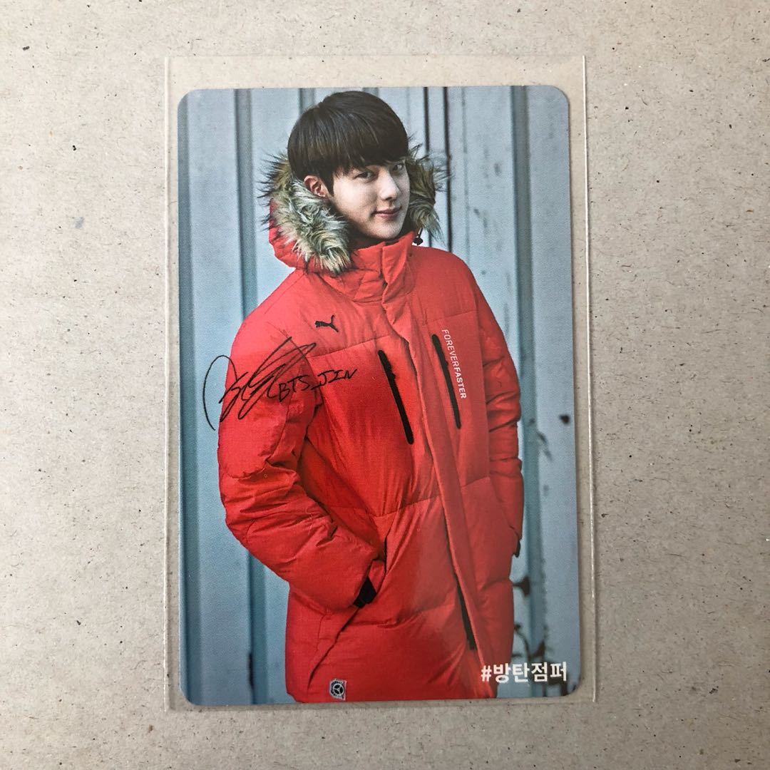 toxicidad Excluir Amplia gama bts jin puma limited photocard, Hobbies & Toys, Memorabilia & Collectibles,  K-Wave on Carousell
