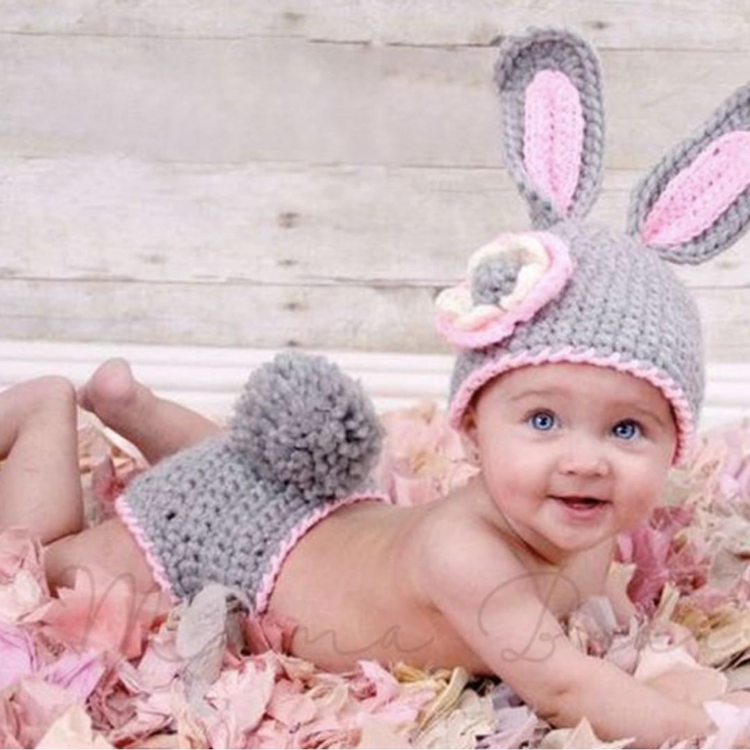 crochet bunny baby outfit