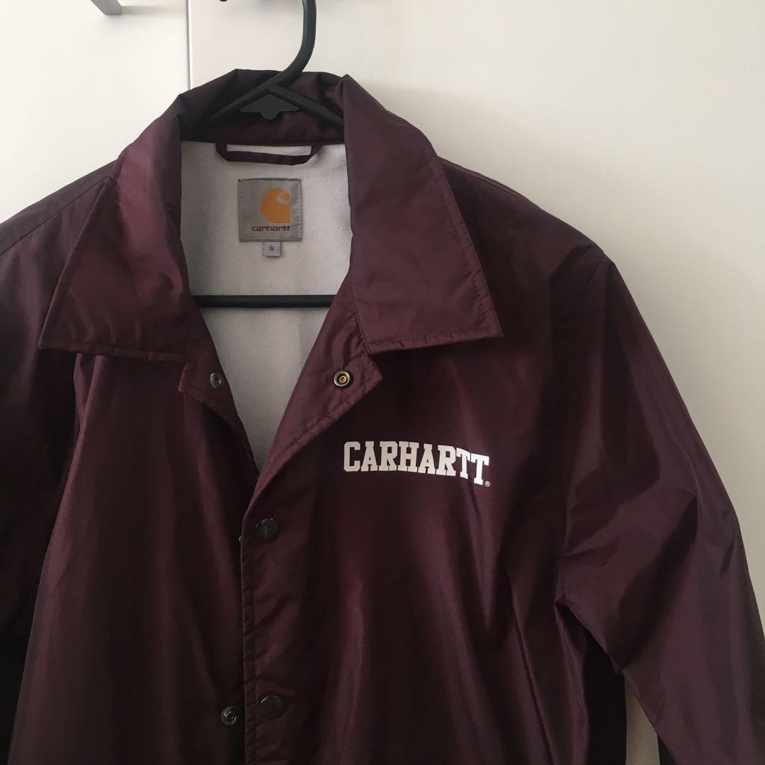 Maroon coaches jacket top