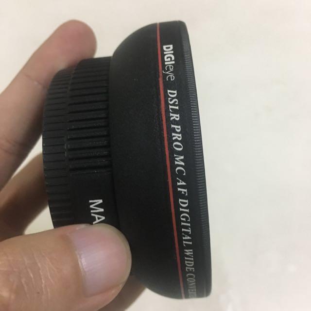 DIGIeye DSLR Macro Lens (Wide converter w/ Macro), Photography, Lens