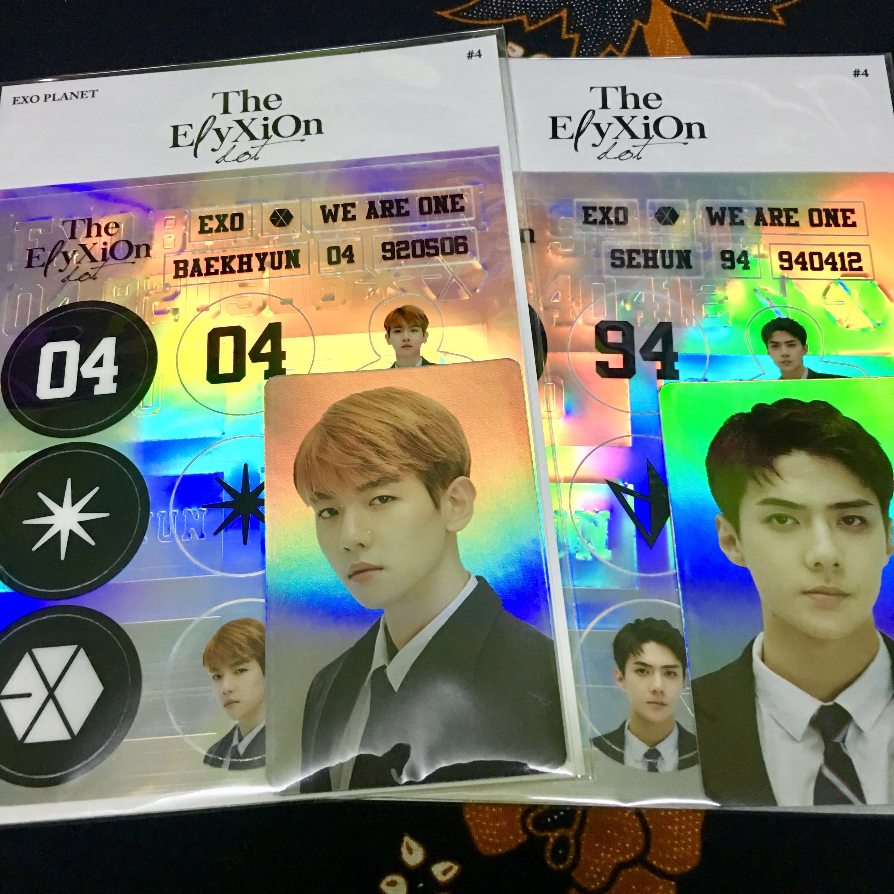 Exo Elyxion Deco Sticker K Wave Di Carousell
