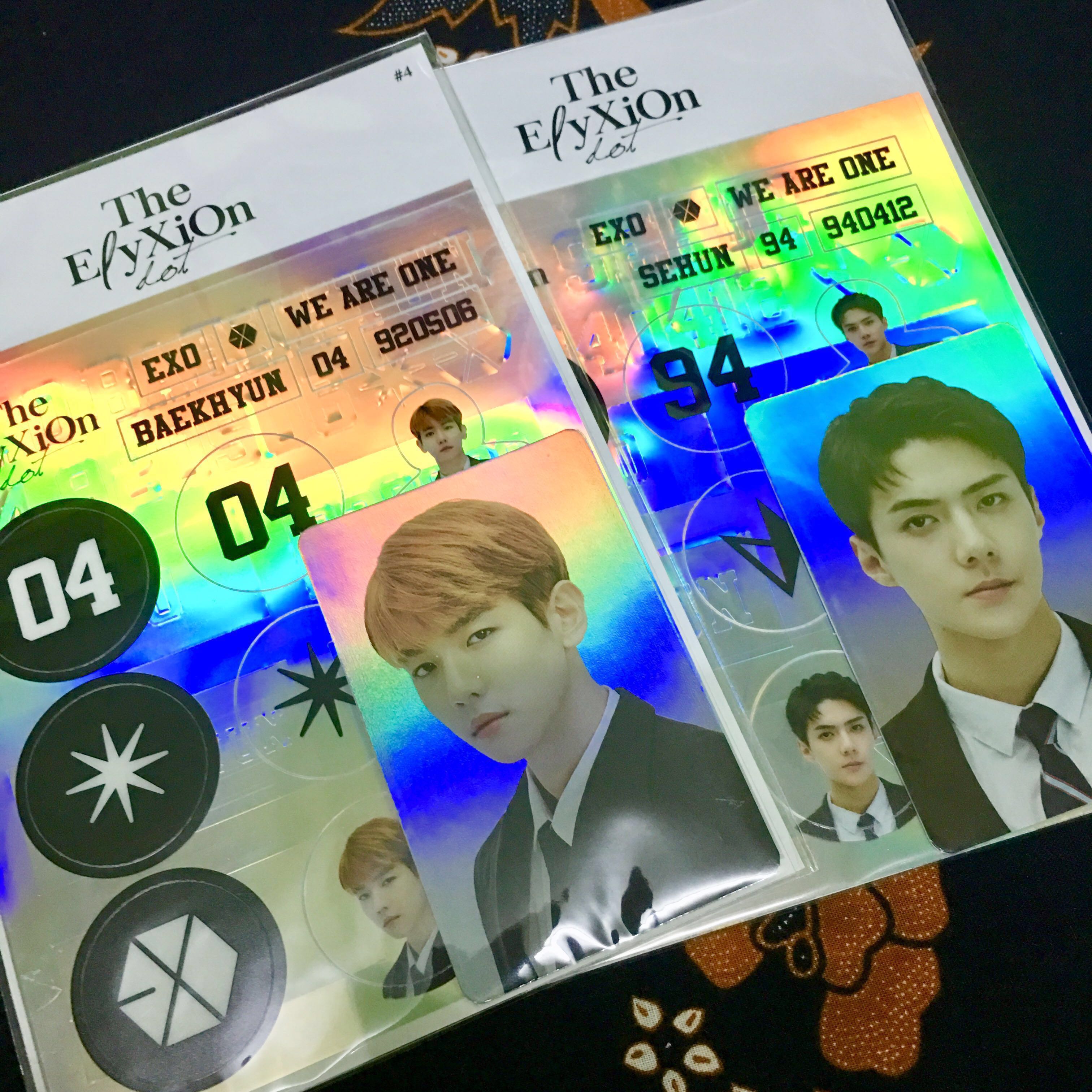 Exo Elyxion Deco Sticker K Wave Di Carousell